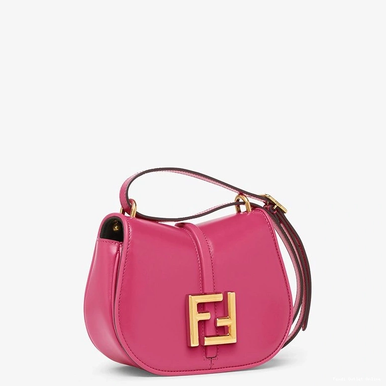 Affordable C'mon Fendi Mini Bag Rose Leather Calf In 0714